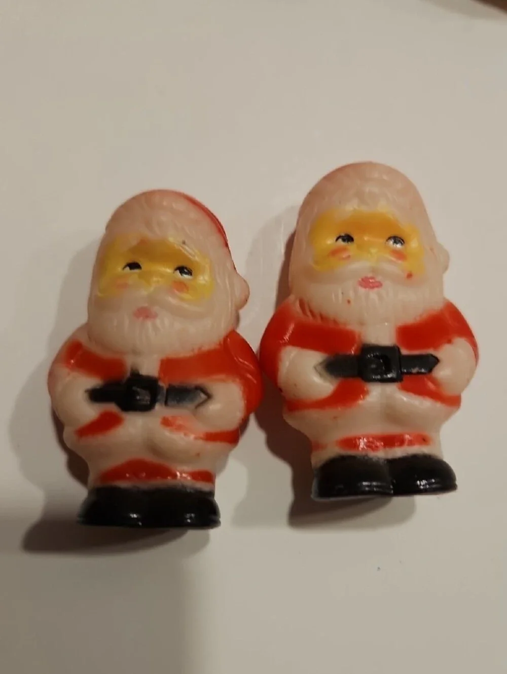 MINI BLOW MOLD SANTAS, CHRISTMAS LIGHT COVERS. SET OF 18  2